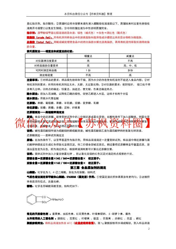 卫生理化检验